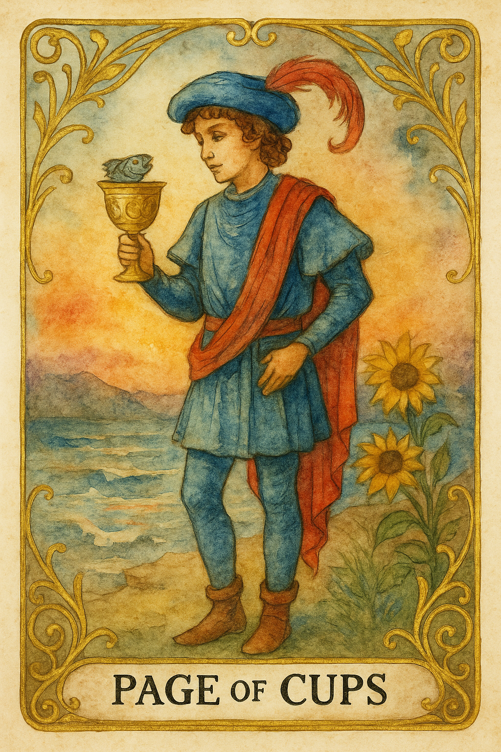 Page of Cups Tarot Card